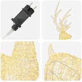  Božićna LED figura soba 1000 LED lampica Topla bijela Slike