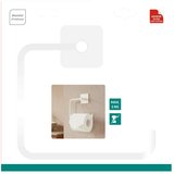 Douceur d intérieur Mat belo kovinsko držalo za toaletni papir z namestitvijo brez vrtanja Fixeo – | Shoptok.si