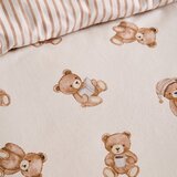 Catherine Lansfield Krem flanelska dječja plahta s gumom za krevet za jednu osobu 70x140 cm Brushed Teddy Bear &amp;ndash; Slike