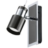 Eglo davida 1 reflektor/1, led, gu10, 1x5w, 400lm, krom/crna | shoptok.hr