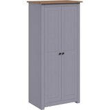 Ormar od masivne borovine sivi 80x50x171,5 cm asortiman Panama | Eponuda.ba