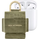 Oem IDEAL OF SWEDEN, Malo torbico za AirPods 1 / 2 Flo Croco Textured s karabinom, Zelena, (5000227561) | Shoptok.si