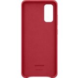 Samsung original usnjen ovitek EF-VG980LRE za Galaxy S20 G980 - zaščita zadnjega dela - rdeča | Shoptok.si