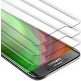 Cadorabo 3x Oklepna folija, združljiva z Samsung Galaxy S6 EDGE - Zaščitna folija v visoka prosojnost - 3-pack Kaljeno zaščitno steklo za zaslone s trdoto 9H in združljivostjo s 3D dotikom, (20548659) Cene