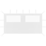  3070424 Gazebo Sidewall with Windows 4x2 m White (315313) Cene