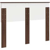  Vzglavje z vzglavjem Rjav hrast 135 cm Konstruiran les, (5000109927) | Shoptok.si