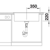 Blanco PLEON 8 CRNA 700x510/220 mm | ePonuda.com