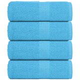 vidaXL Ručnici za pranje FROGN 4 kom. tirkizne 30x30 cm 360 g/m² - Tirkizna 30 x 30 cm 4 | shoptok.hr