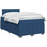  Boxspring krevet s madracem Plava 120 x 190 cm Tkanina | shoptok.hr