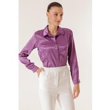 By Saygı Lightly Flowy Satin Shirt | shoptok.hr