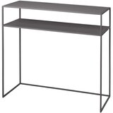 Blomus Tamno sivi metalni pomoćni stol 800x85 cm Fera – Cijene