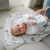 BabyOno Natural Bamboo Diapers Blue plenice iz blaga 70x70 cm 3 kos | Shoptok.si