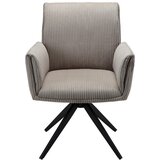 Bessagi Home naslanjač rosalia, rjavosiva, žamet | Shoptok.si