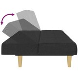  Kavč dvosed z ležiščem črno blago, (21038223) | Shoptok.si