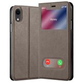 Cadorabo Ohišje, združljivo z Apple iPhone XR v kamnito rjava - Zaščitni ovitek z magnetnim zapiranjem, stoječo funkcijo in 2 okencema za gledanje, (20551067) Cene