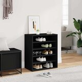 Ormarić za cipele crni 60 x 35 x 70 cm od konstruiranog drva | shoptok.hr