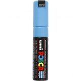 POSCA Uni flomaster; konica 8 mm prirezana; svetlo moder, (21290564) Cene