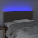  LED uzglavlje smeđesivo 80 x 5 x 78/88 cm od tkanine | shoptok.hr