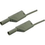 SKS Hirschmann 4 mm safety test lead\, 2x stackable plugs\, 2\,5 mm²\, 100 cm, (20423274) | Shoptok.si