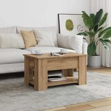  Stol za kavu Artisan hrast 79x49x41 cm Konstruirano drvo | shoptok.hr