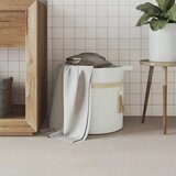  Košara za pohranu bijela Ø 38 x 36 cm pamučna | shoptok.hr