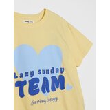 Sinsay Pamučna majica s printom | shoptok.hr