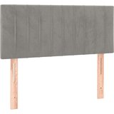 Uzglavlje svjetlosivo 90x5x78/88 cm baršunasto | shoptok.hr