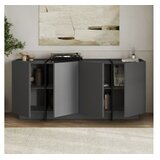 Hanah home Samostojeća komoda Dorma Anthracite Black | Eponuda.com