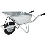 Matador Samokolnica z jeklenim koritom, prostornina 100 l, siva, praškasto lakirana | Shoptok.si