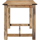  Blagovaonski stol 140 x 70 x 75 cm masivnog drvo manga | shoptok.hr