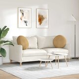  Jastučići za sjedenje 2 pcs Smeđa Ø50 x 19 cm Baršun | shoptok.hr