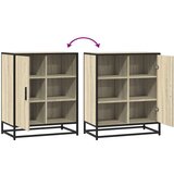 vidaXL Komoda sonoma hrast 62x35x76 cm inženirski les | Shoptok.si