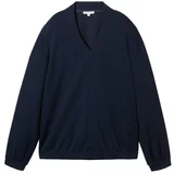 Tom Tailor Sweater majica mornarsko plava