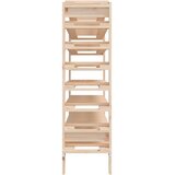  Stalak za vino 109,5x30x107,5 cm od masivne borovine | shoptok.hr