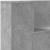  Krevetna ploča s LED-om s policom Beton 180 x 16 5 x 103 5 cm - Betonsko siva 180 cm | shoptok.hr