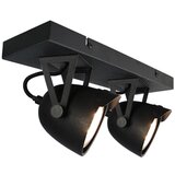 LABEL51 Črna stenska svetilka Spot Moto Cap Dos | Shoptok.si