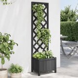 Maison Chic Cvetlično korito - Cvetlični Lonec z mrežo črne barve trden les jelke, (21789155) | Shoptok.si