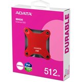 A DATA 512GB external SSD Durable SD620 Red | Eponuda.ba