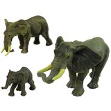 Lean_Toys Set figur afriških slonov, tigrov, divjih živali lea | Shoptok.si
