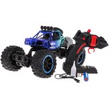  Buggy na daljinsko upravljanje REAL ROCK sa dimnim efektima - plavi | shoptok.hr