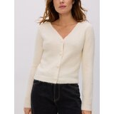 Reserved Vesta s visokim udjelom vune od alpake - krem | shoptok.hr
