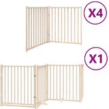  Vrata za pse s vratašcima 12 panela sklopiva 960 cm drvo topole | Eponuda.ba