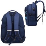  Children's School Backpack Chest Strap Navy Blue Rocket Space 20L 41cm | shoptok.hr