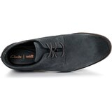 Clarks Čevlji Derby FLOW PLAIN Siva | Shoptok.si