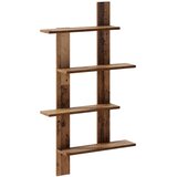  Polica na zidu Drvo hrasta 61 x 13,5 x 105 cm Konstruirano drvo Cijene