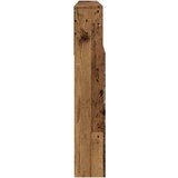  Uzglavlje s ormarićem boja starog drva 200x19x103 5 cm drveni | shoptok.hr