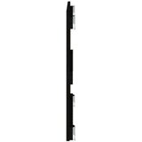  Uzglavlje za krevet Crno 82 5x3x60 cm od masivne borovine | shoptok.hr
