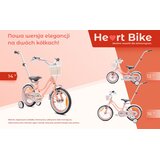  Dječji bicikl 14" Heart Bike boja breskve | shoptok.hr