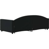vidaXL Dnevni krevet na razvlačenje crni 90 x 190 cm baršunasti | shoptok.hr