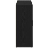  Komoda crni hrast 91x29,5x75 cm Inženirsko drvo | shoptok.hr